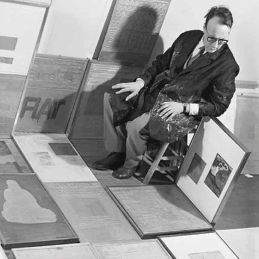 Mostra Ezio Gribaudo. Poesia della materia Torino